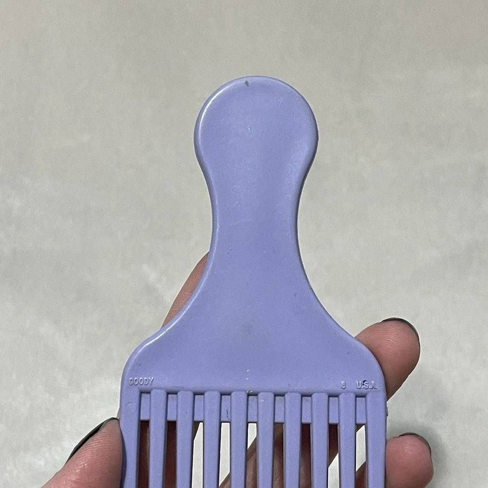 Vintage Goody Hair Pick‎ Plastic Handle Lift Comb 6.5